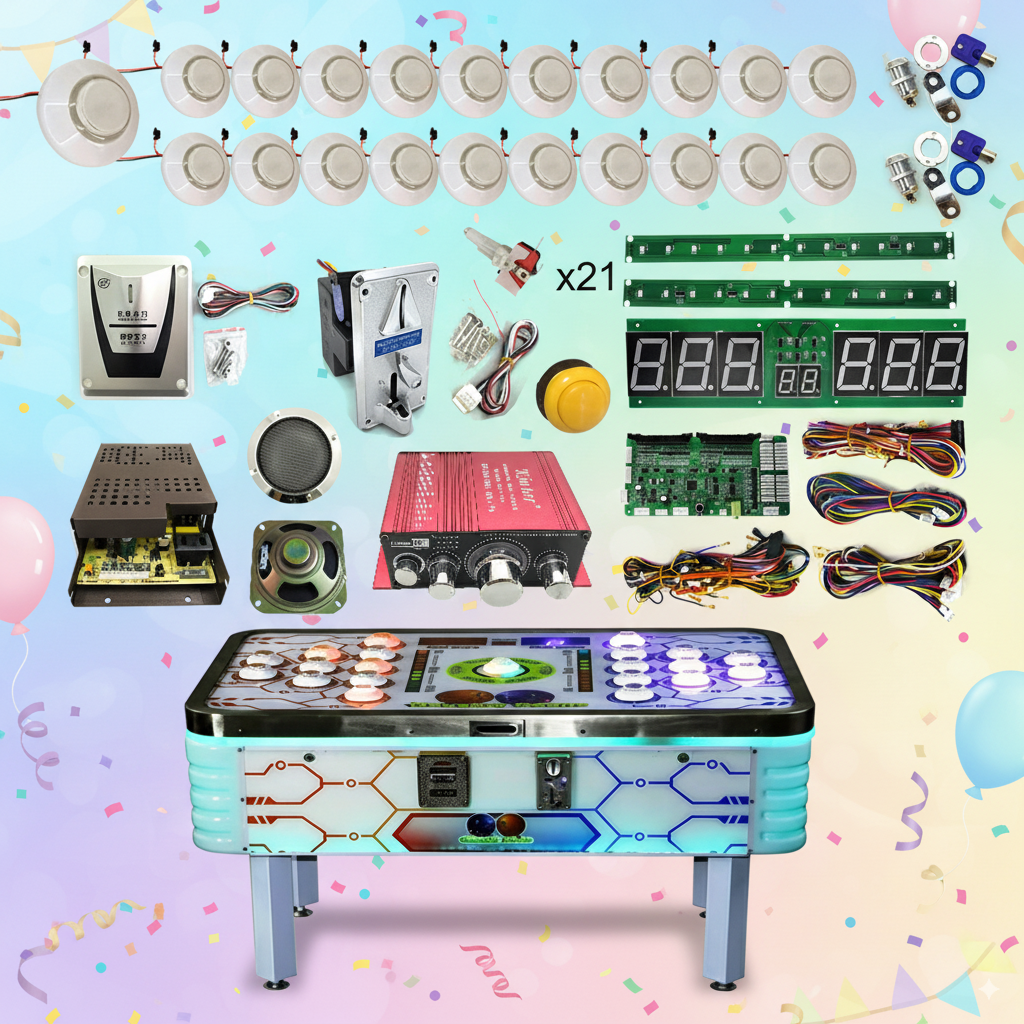 Whack A Mole Arcade - Naughty Beans Hit Hammer Game Assembly