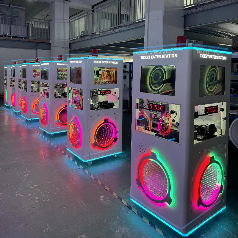 Arcade Ticket Machine - Amusement park entertainment area self-service ticket