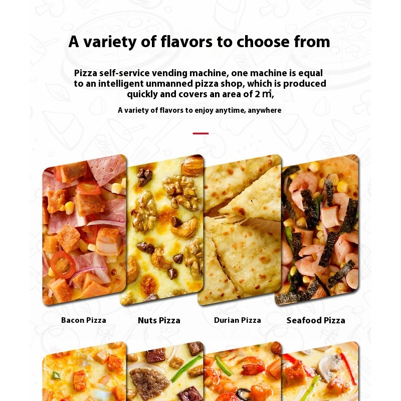 Pizza Vending Machine, Pizza M - Popcorn Vending Machine avaliação e preço