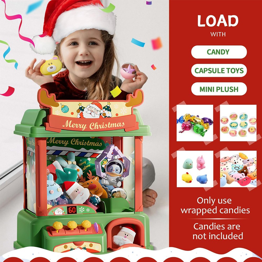 Christmas Claw Machine For Kid - Arcade Game Vending Machine avaliação e preço
