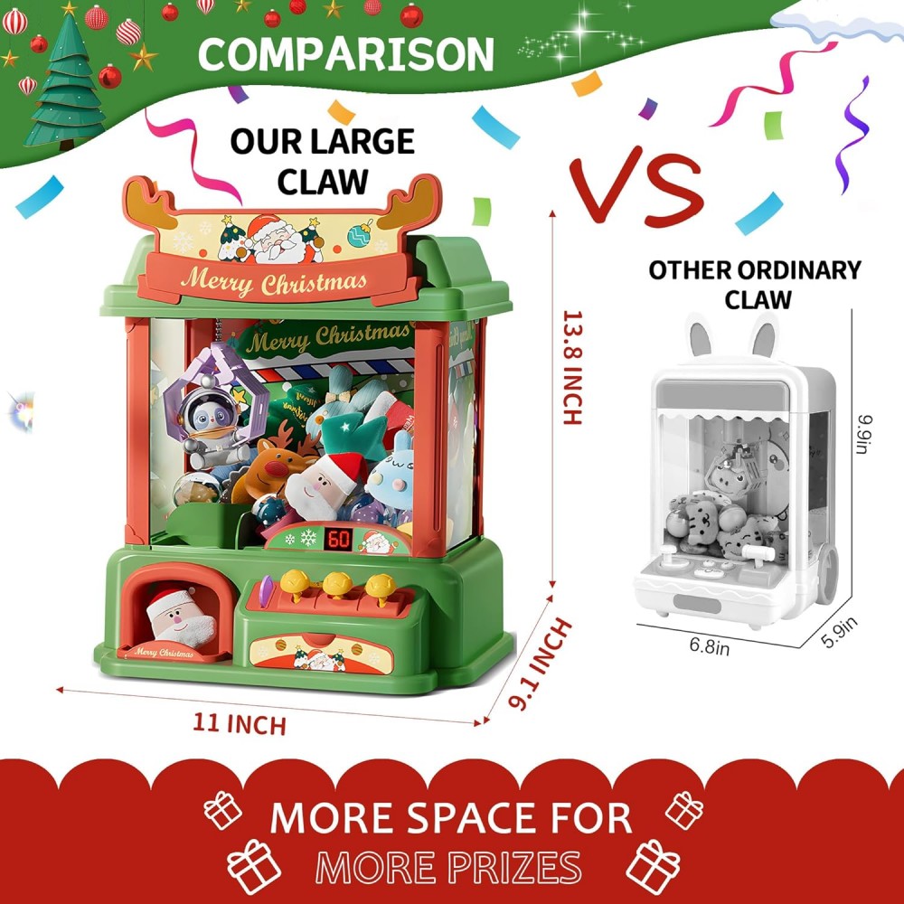 Christmas Claw Machine For Kid - Arcade Game Vending Machine avaliação e preço