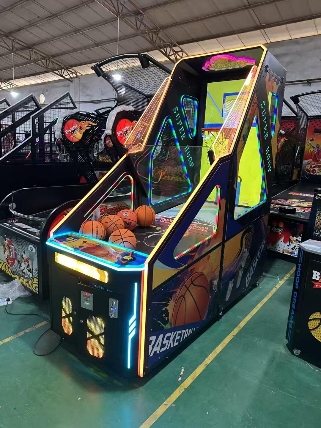 Coin-Operated LED Basketball A - Ticket Redemption Machine avaliação e preço
