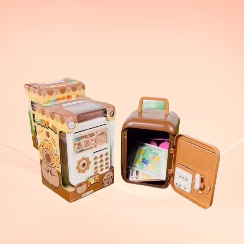 Money Box With Fingerprint Pig - Coin Operated Kiddie Ride avaliação e preço