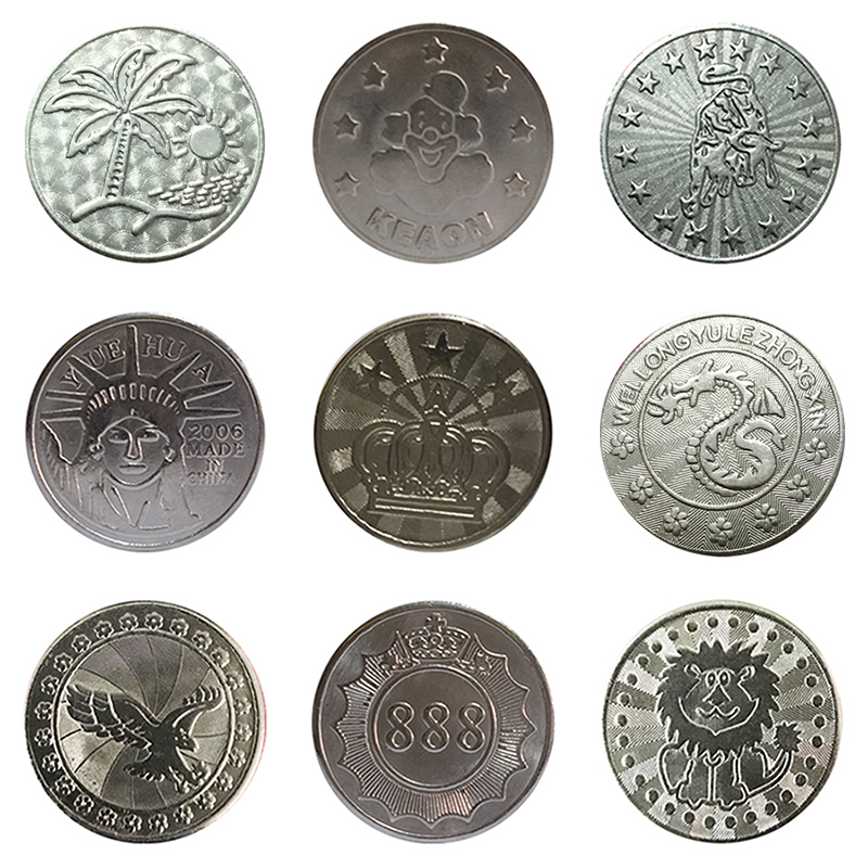 100pcs Arcade Game Coin Token  - Arcade Game Vending Machine avaliação e preço