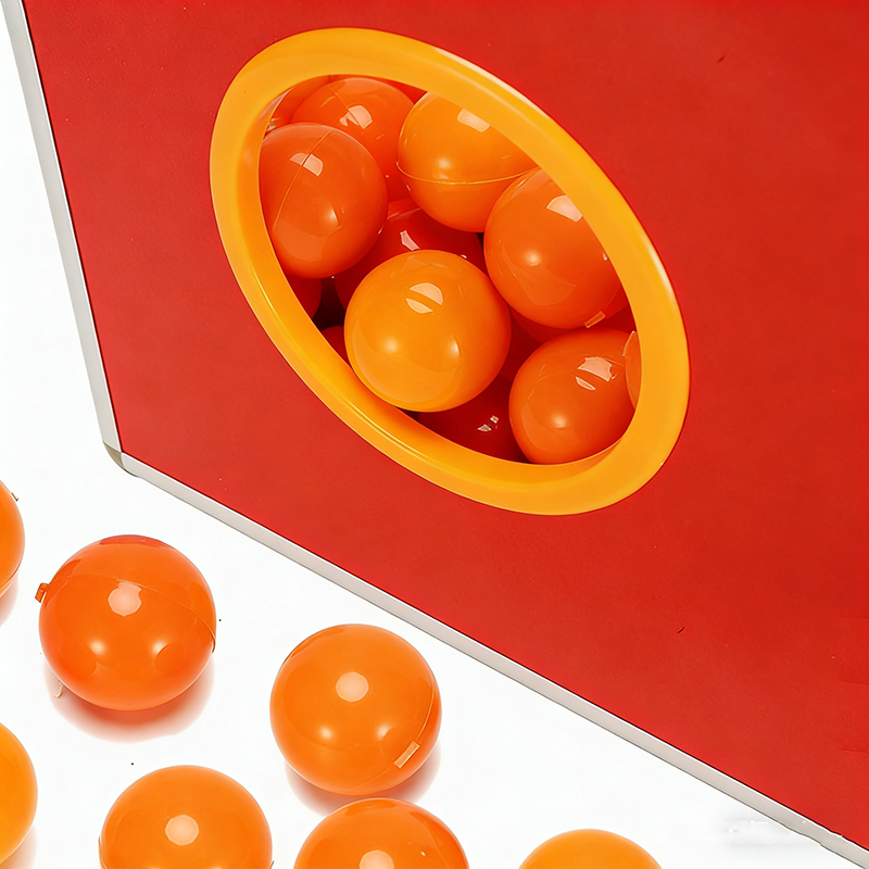 100-500Pcs 4CM Orange Plastic  - Open Vending Machine avaliação e preço