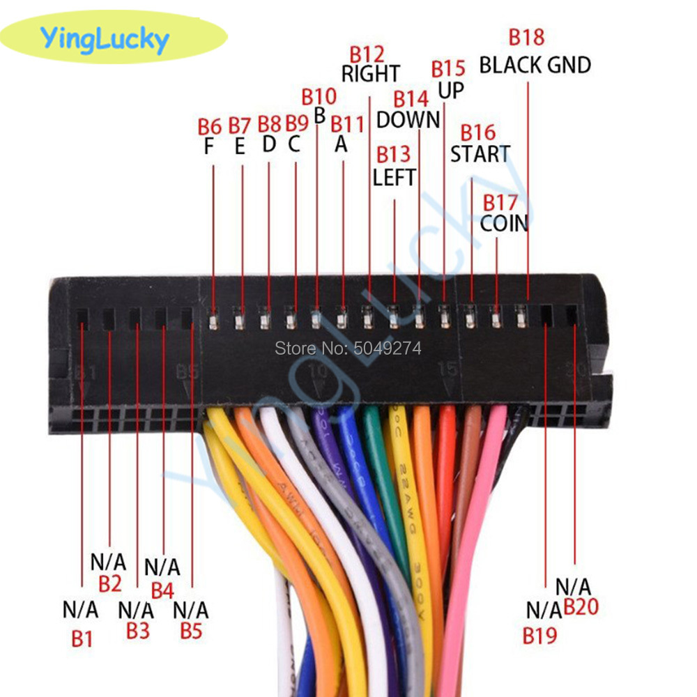 Arcade Cabinet 40-pin Wire Har - Arcade Vibes avaliação e preço