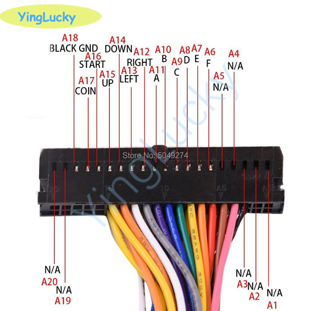 Arcade Cabinet 40-pin Wire Har - Arcade Vibes avaliação e preço