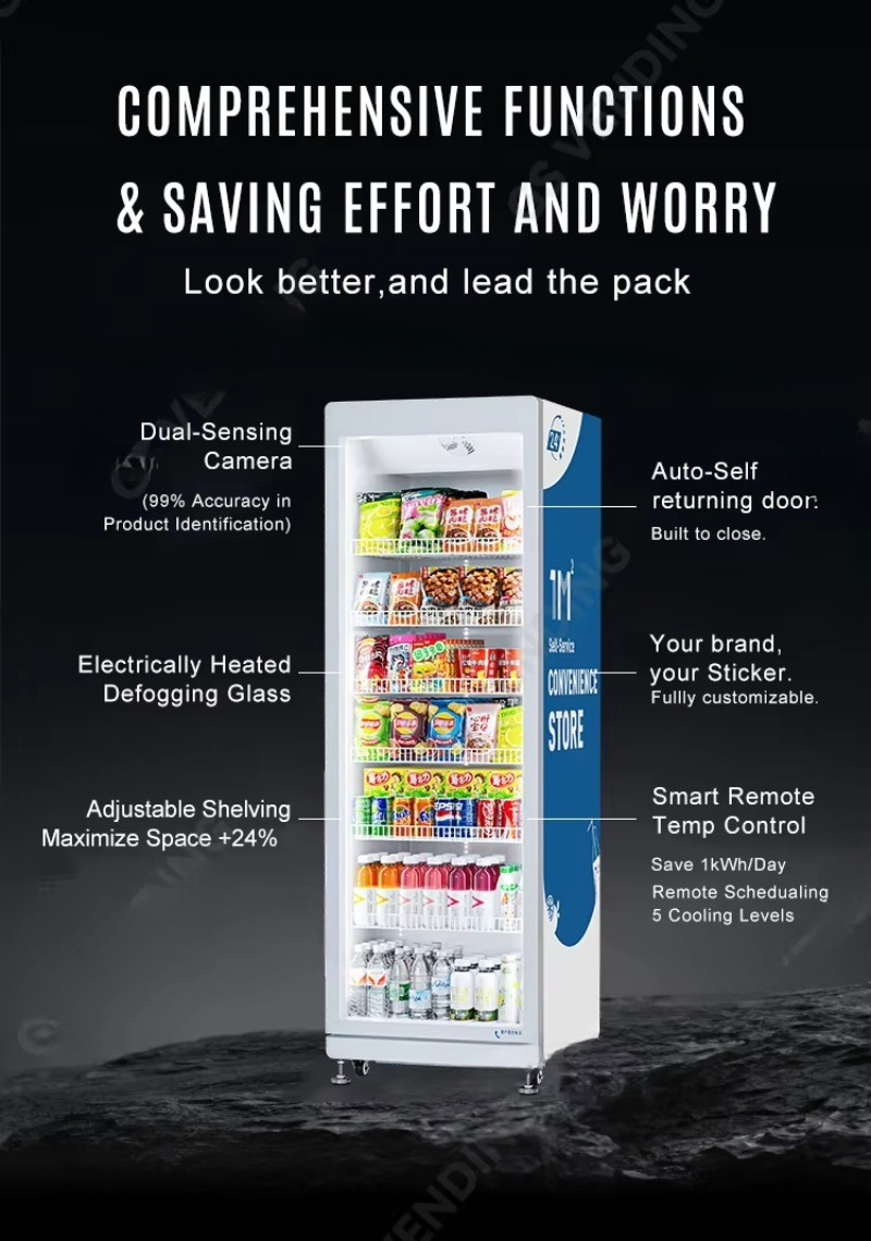 FOODLINE Customized Vending AI - Open Vending Machine avaliação e preço