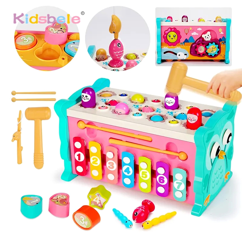Kids Montessori 8 in 1 Fishing - Whack A Mole Arcade avaliação e preço