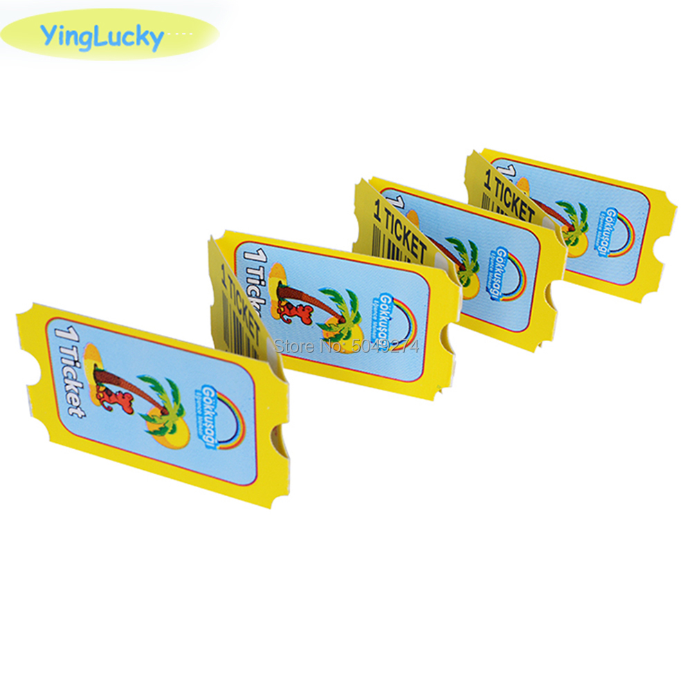 yinglucky 2000 pcs/lot lottery - Ticket Redemption Machine avaliação e preço