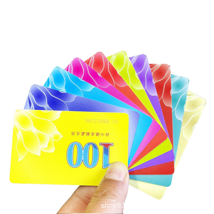 50Pcs Frosted Chip Card PVC We - Arcade Card Vending Machine avaliação e preço