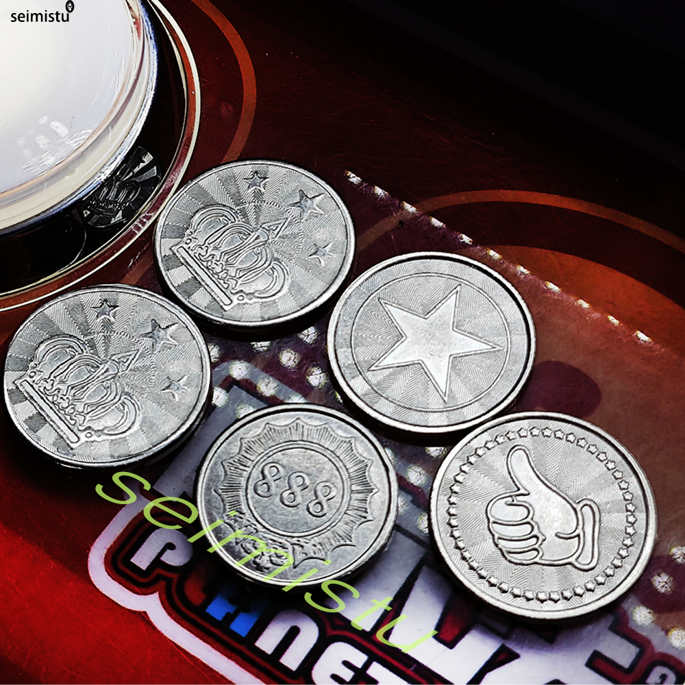 100pcs Coin Token Stainless St - Arcade Card Vending Machine avaliação e preço