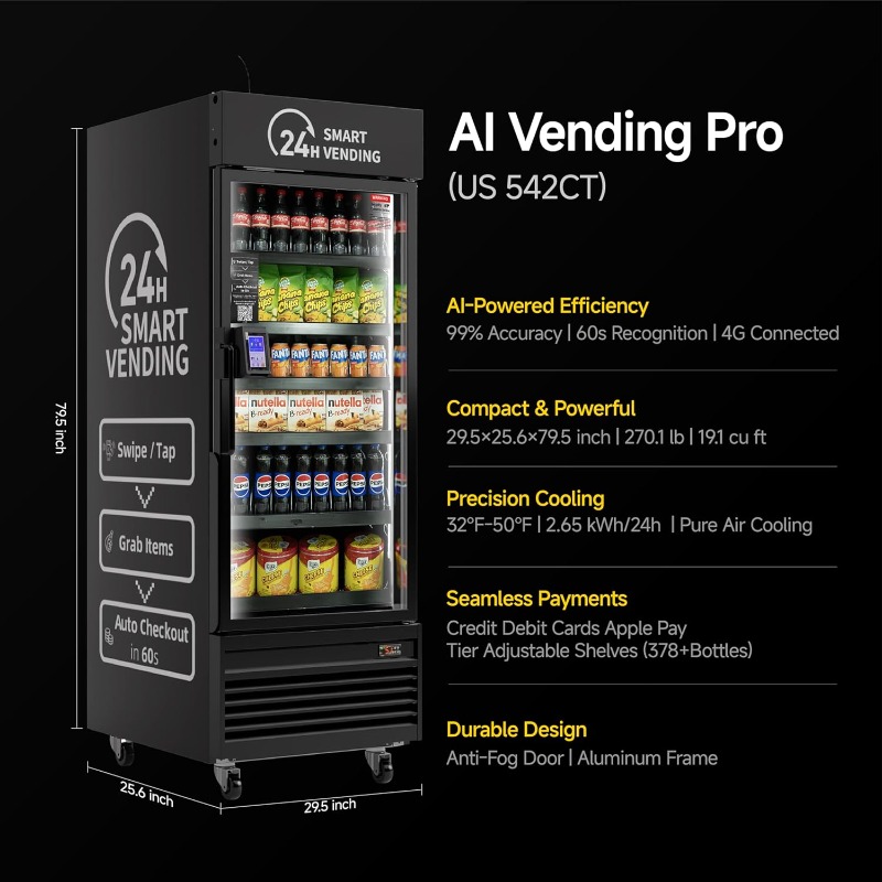 Customized Smart Open-Front Ve - Open Vending Machine avaliação e preço
