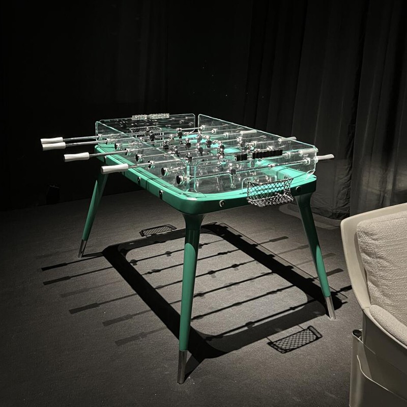 Light Luxury Glass Foosball Ta - Foosball Table Commercial avaliação e preço