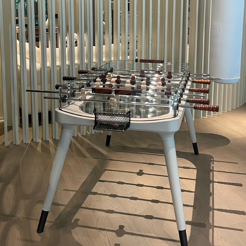 Light Luxury Glass Foosball Ta - Foosball Table Commercial avaliação e preço