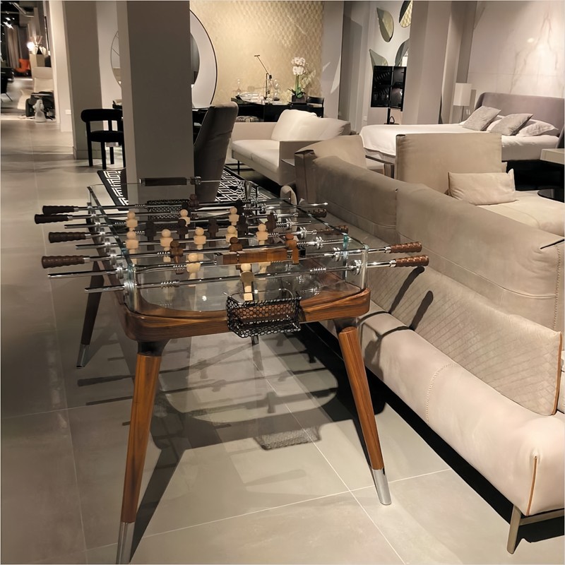 Light Luxury Glass Foosball Ta - Foosball Table Commercial avaliação e preço
