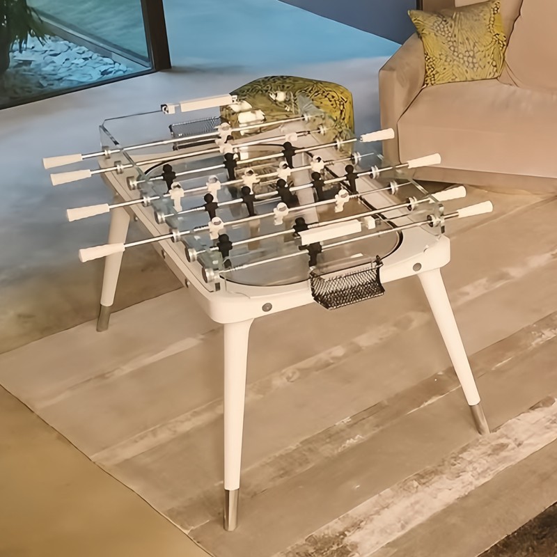 Light Luxury Glass Foosball Ta - Foosball Table Commercial avaliação e preço
