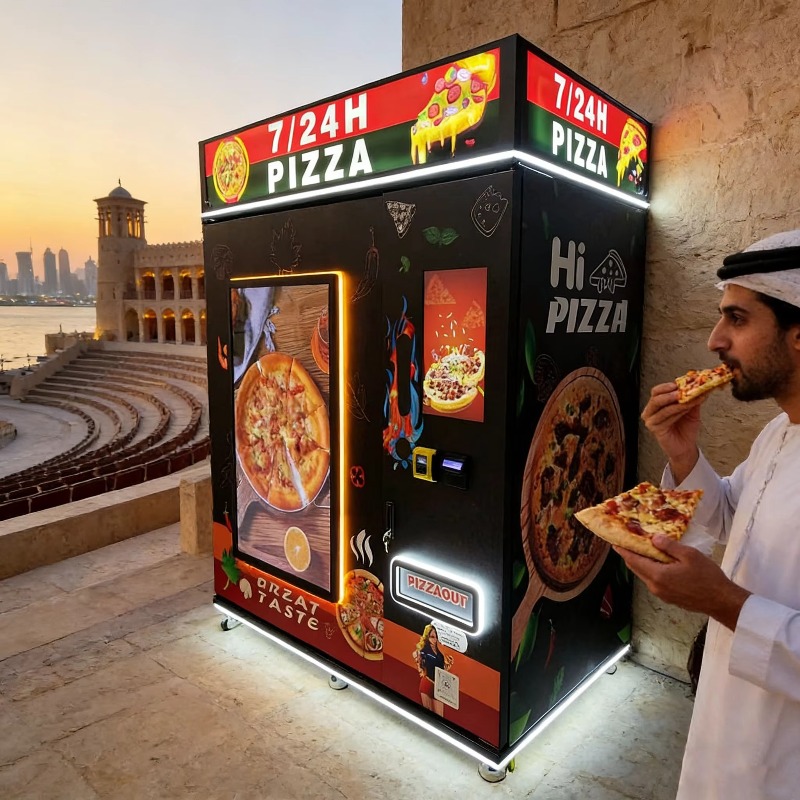 Custom Pizza Vending Machine S - Vending Machine Qr Code avaliação e preço