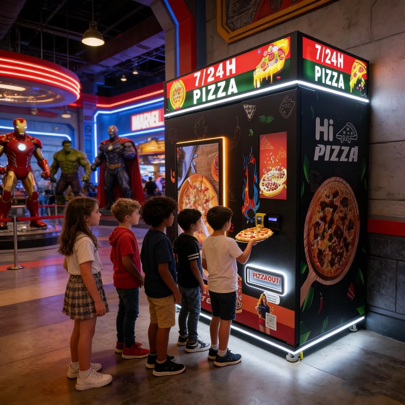 Custom Pizza Vending Machine S - Vending Machine Qr Code avaliação e preço