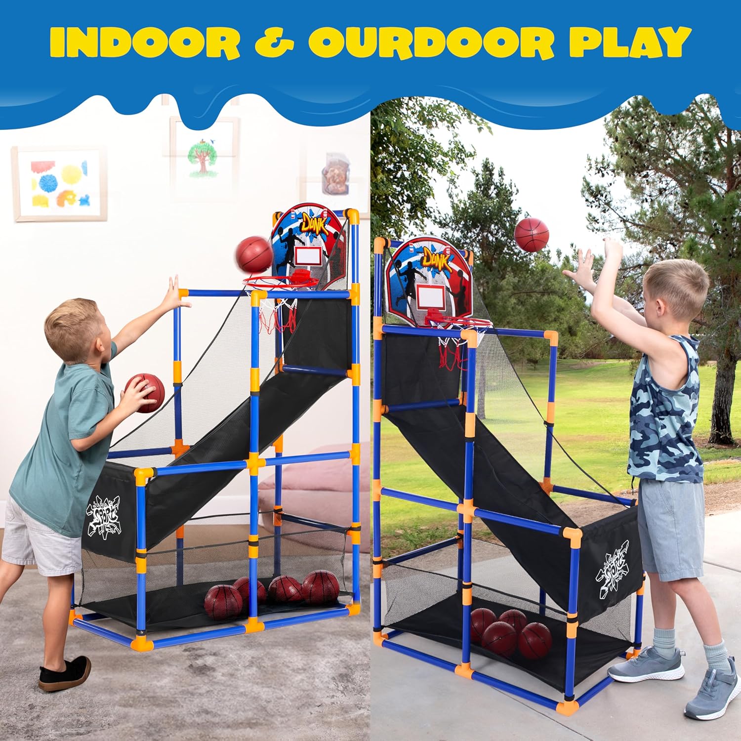 Arcade Basketball Game Set wit - Arcade Games & Vending Llc avaliação e preço