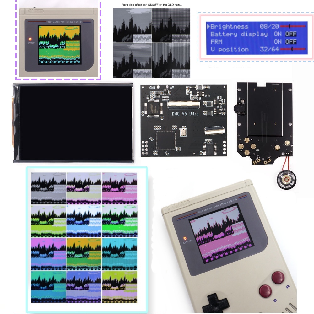 36 Colors Changing Mode RIPS S - Lcd Screen Arcade avaliação e preço