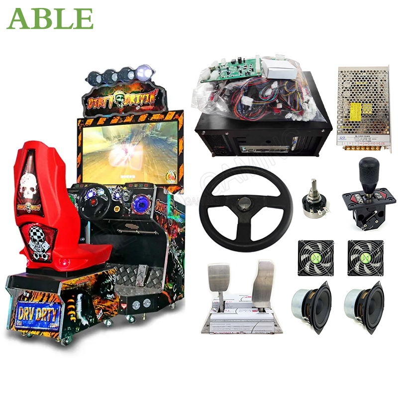 Dirty Drivin Arcade Game Machi - Coin Operated Kiddie Ride avaliação e preço