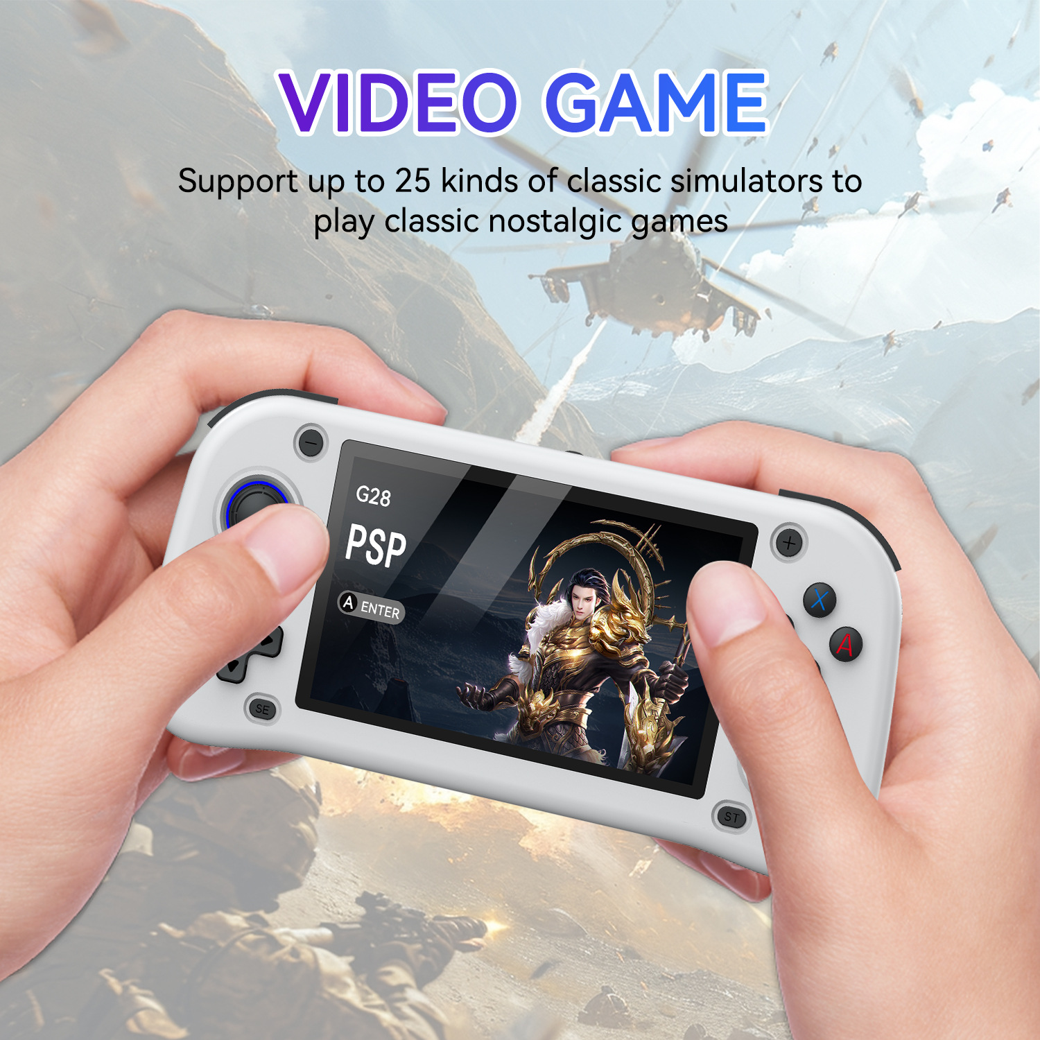 G28 game console 4.3-inch high - Arcade Vibes avaliação e preço