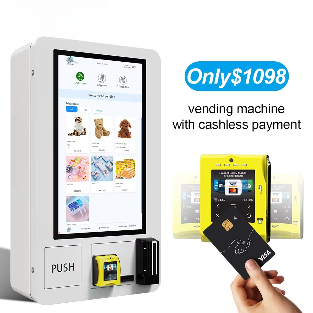 Small Metal Drinks Desktop Ven - Vending Machine Qr Code avaliação e preço