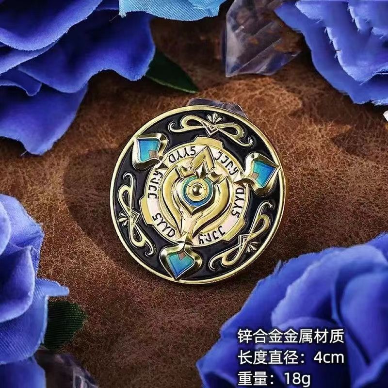 Hot Honkai:Star Rail 3D Metal  - Token Coin Mechanism avaliação e preço