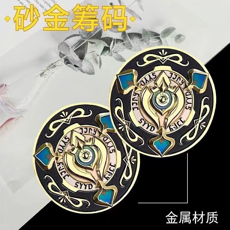 Hot Honkai:Star Rail 3D Metal  - Token Coin Mechanism avaliação e preço