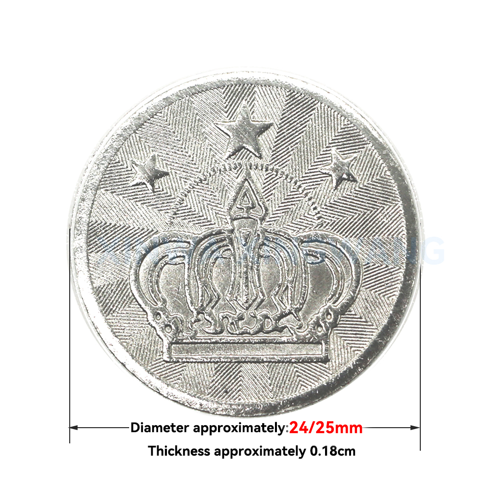 100PCS  Coins Tokens Stainless - Arcade Game Vending Machine avaliação e preço