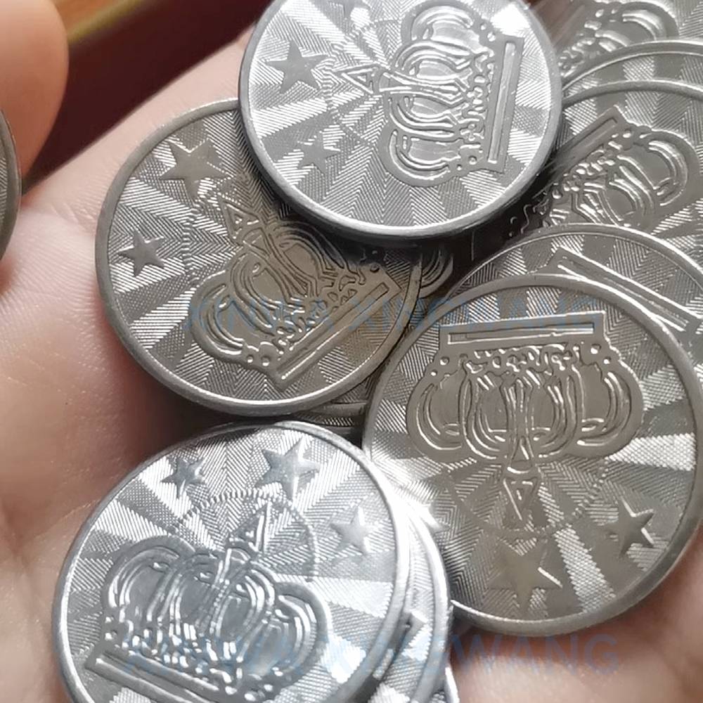 100PCS  Coins Tokens Stainless - Arcade Game Vending Machine avaliação e preço
