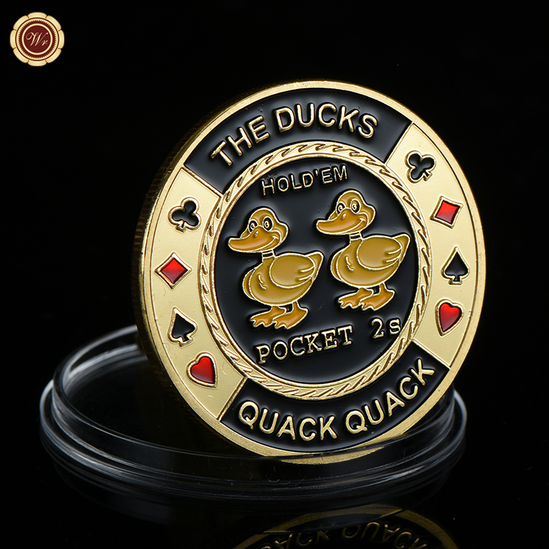 THE DUCKS Poker Casino Chips C - Token Coin Mechanism avaliação e preço