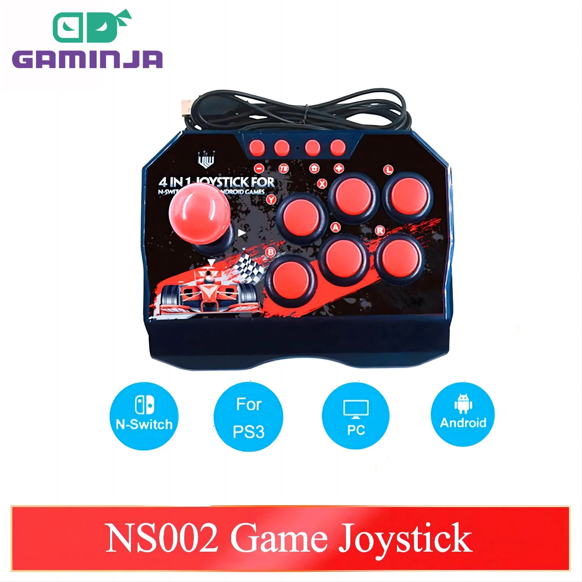 GAMINJA NS002 4 In 1 Retro Arc - Arcade Vibes avaliação e preço