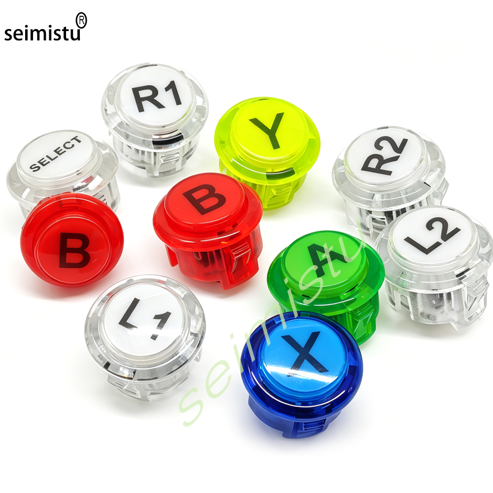 1 pcs Arcade 30mm Clear Push B - Arcade Vibes avaliação e preço