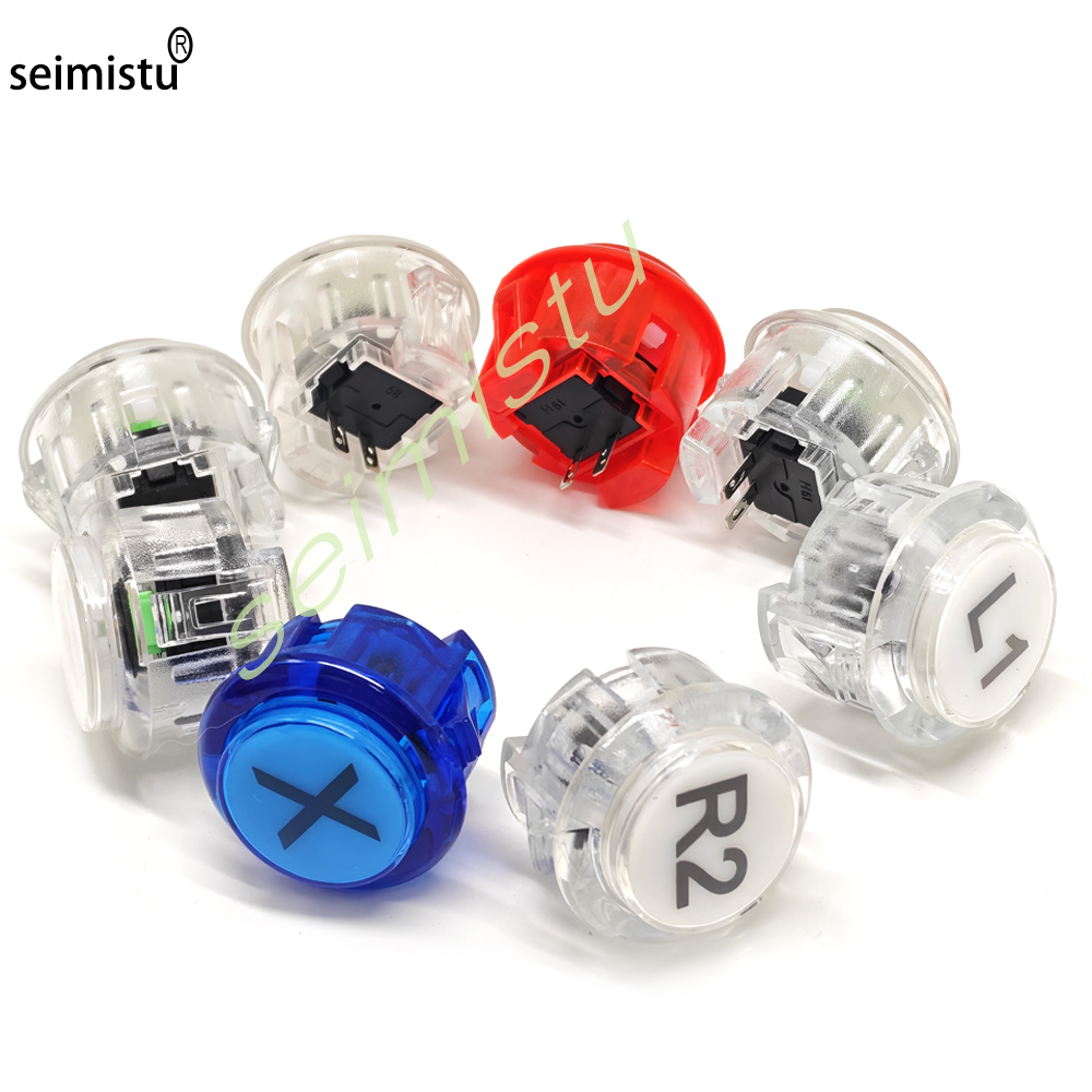 1 pcs Arcade 30mm Clear Push B - Arcade Vibes avaliação e preço