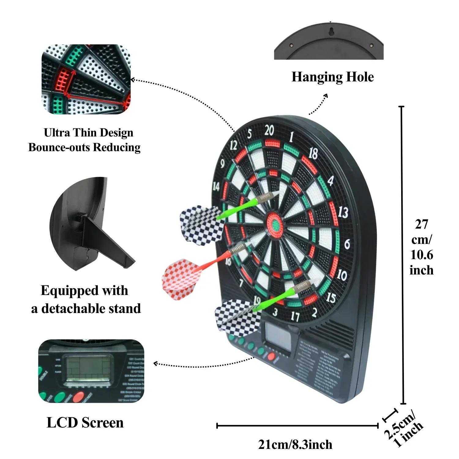 Portable Electronic Dartboard  - Electronic Dartboard Cabinet avaliação e preço