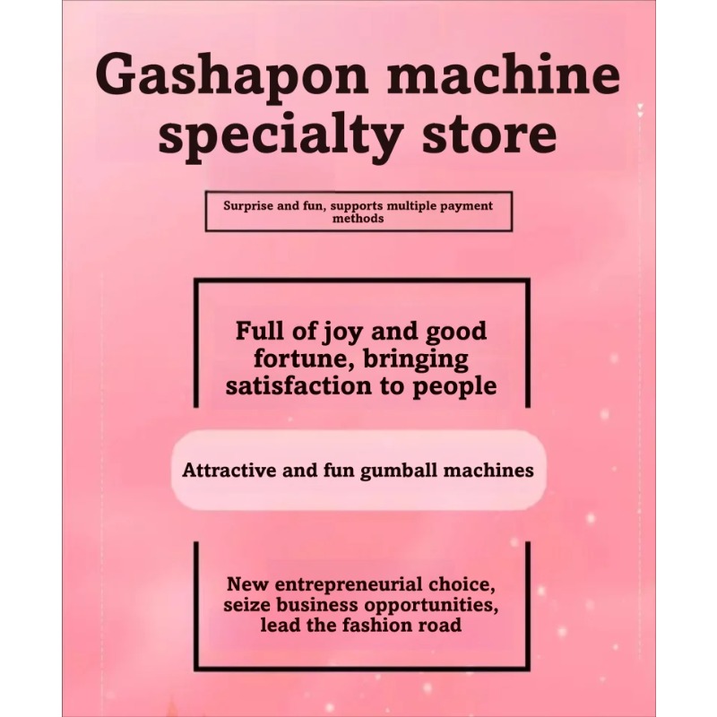 Commercial Large Gashapon Caps - Vending Machine Qr Code avaliação e preço