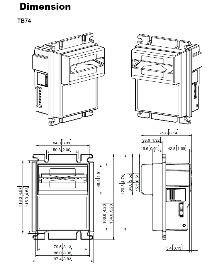 Tested Working TP7083 ICT L70  - Arcade Ticket Machine avaliação e preço