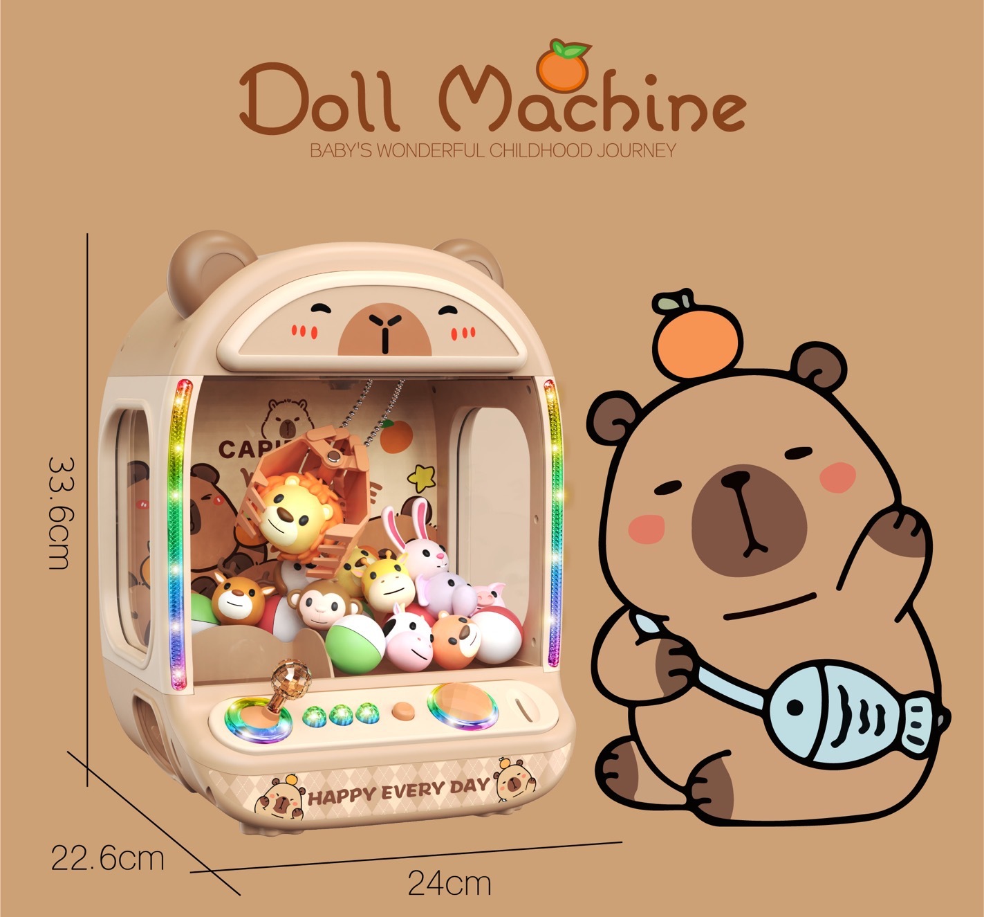 DIY Doll Machine Kids Coin Ope - Claw Crane Machine avaliação e preço