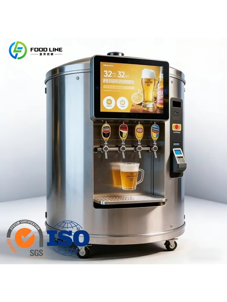 Self-Service Metal Beer Vendin - Vending Machine Qr Code avaliação e preço