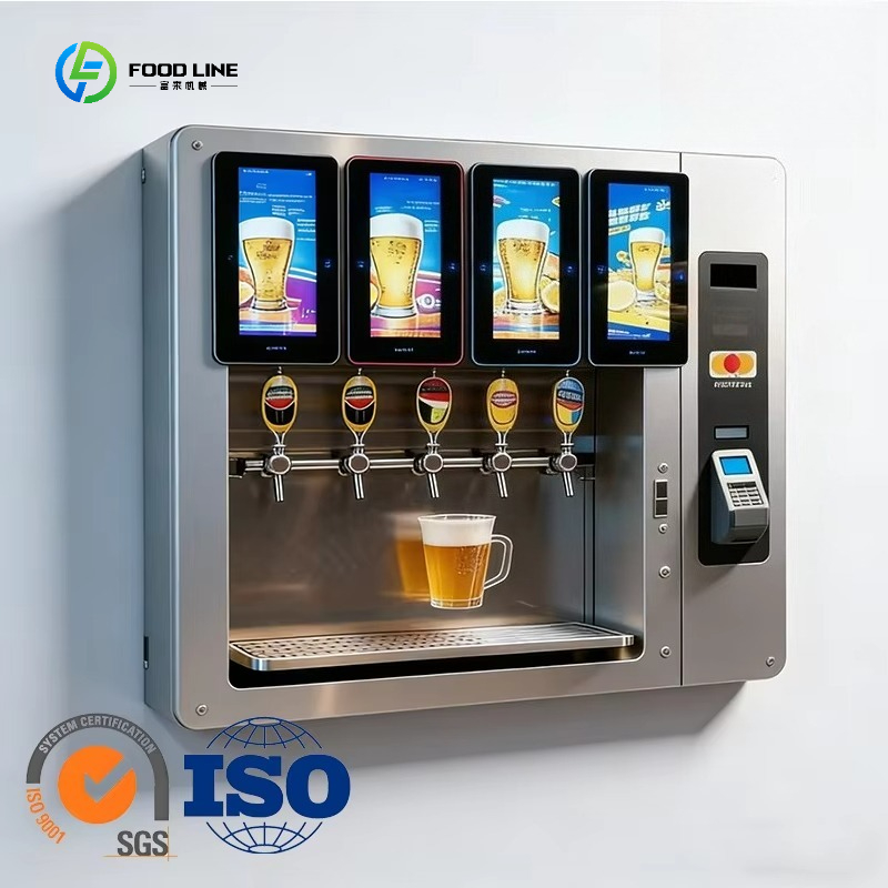 Self-Service Metal Beer Vendin - Vending Machine Qr Code avaliação e preço