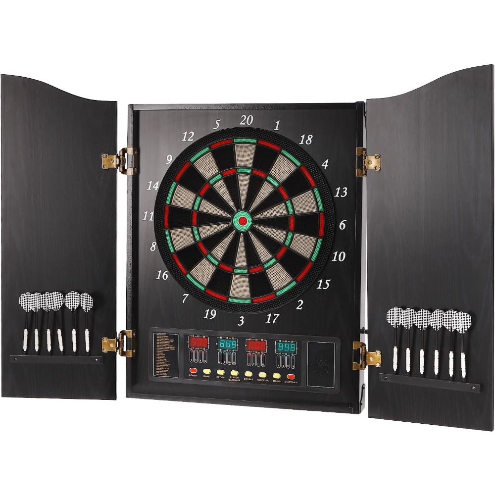 Dartboard Cabinet Set Dart Boa - Electronic Dartboard Cabinet avaliação e preço
