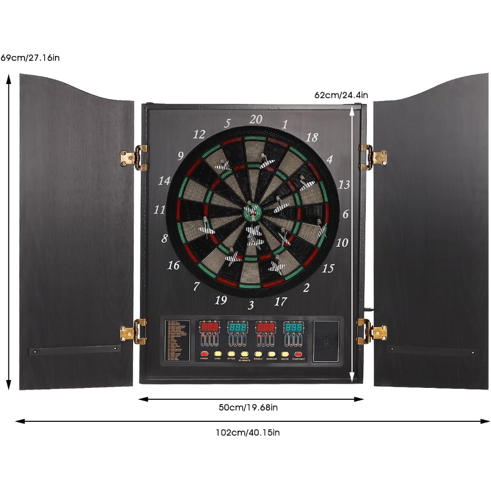 Dartboard Cabinet Set Dart Boa - Electronic Dartboard Cabinet avaliação e preço