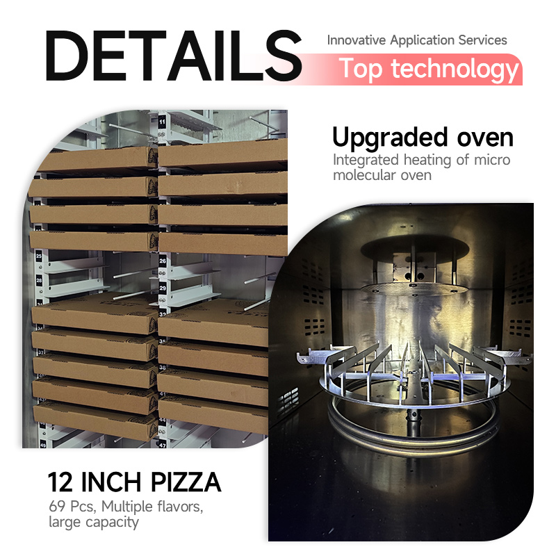 Wholesale Automated Hot Pizza  - Vending Machine Qr Code avaliação e preço