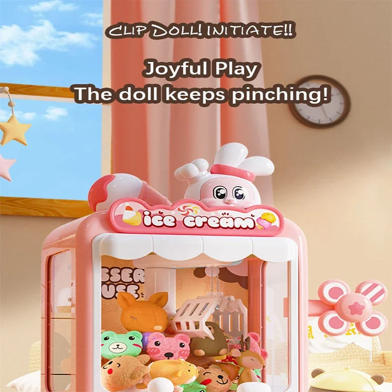 Rabbit Doll Machine Toy for Ki - Claw Crane Machine avaliação e preço