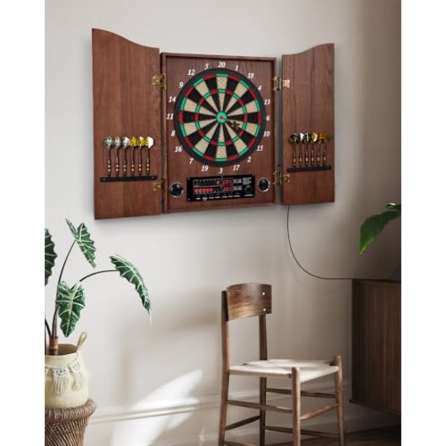 Electronic Dart Board, Decorat - Electronic Dartboard Cabinet avaliação e preço