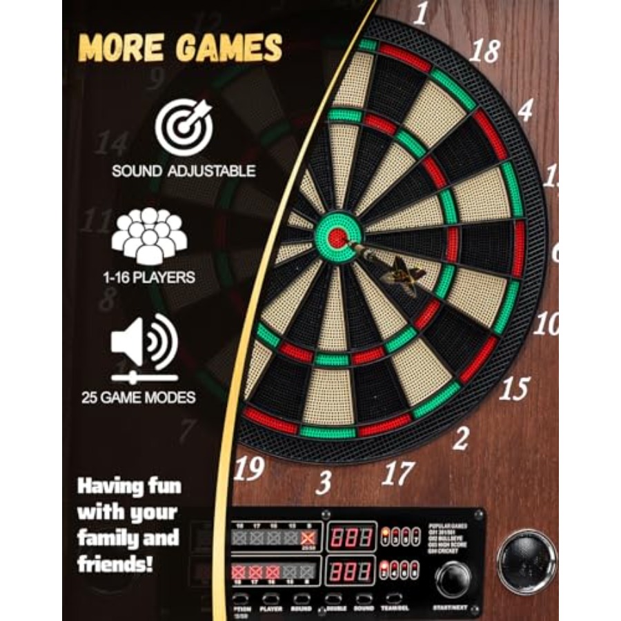 Electronic Dart Board, Decorat - Electronic Dartboard Cabinet avaliação e preço