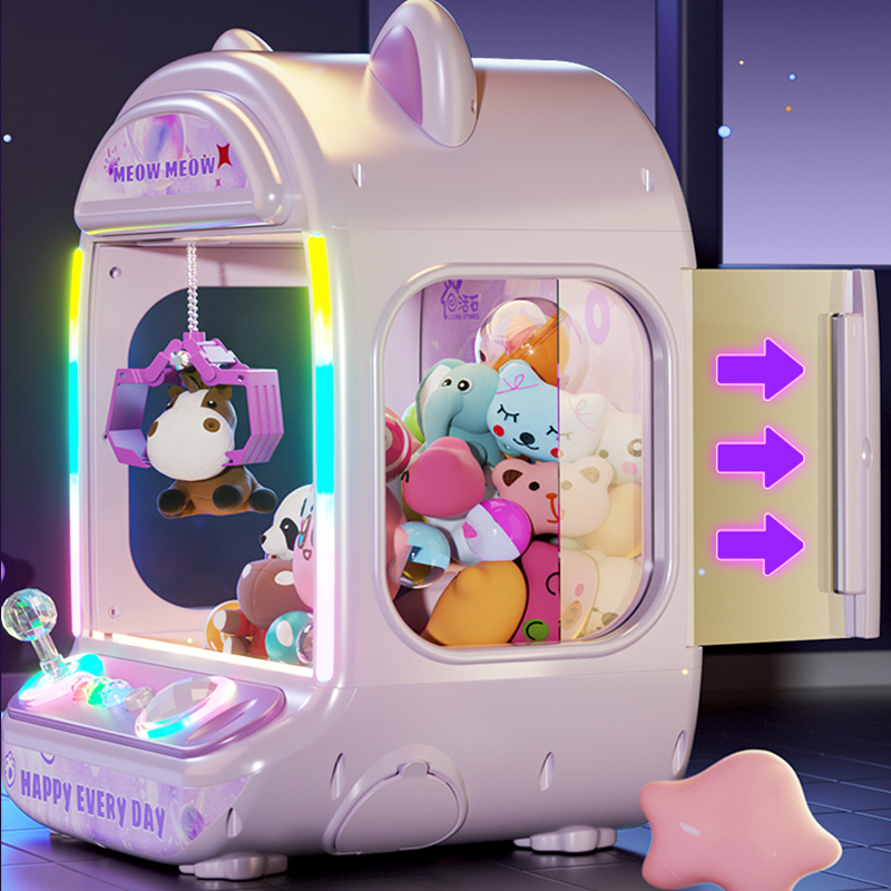 DIY Purple Automatic Doll Mach - Claw Crane Machine avaliação e preço