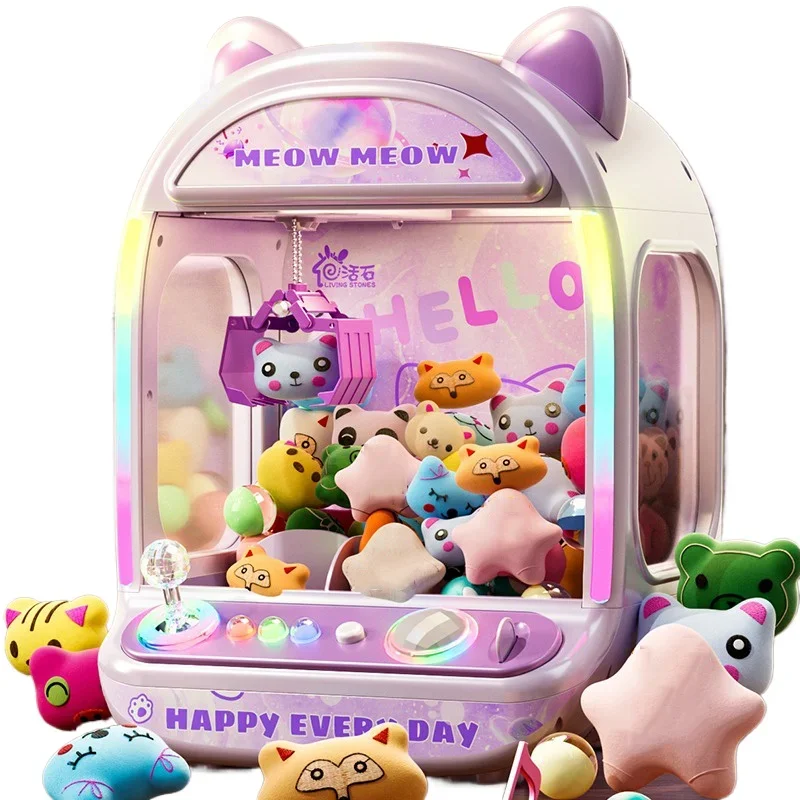 DIY Purple Automatic Doll Mach - Claw Crane Machine avaliação e preço